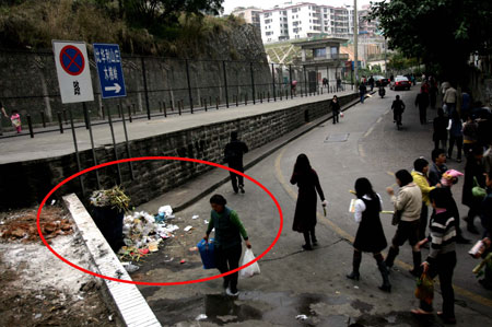 深圳发现湿疣疱疹被摘男童尸体(组图)